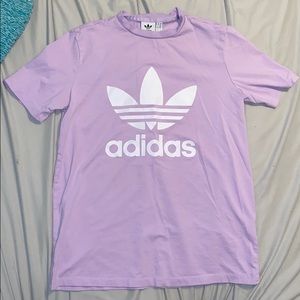 Lilac adidas t-shirt